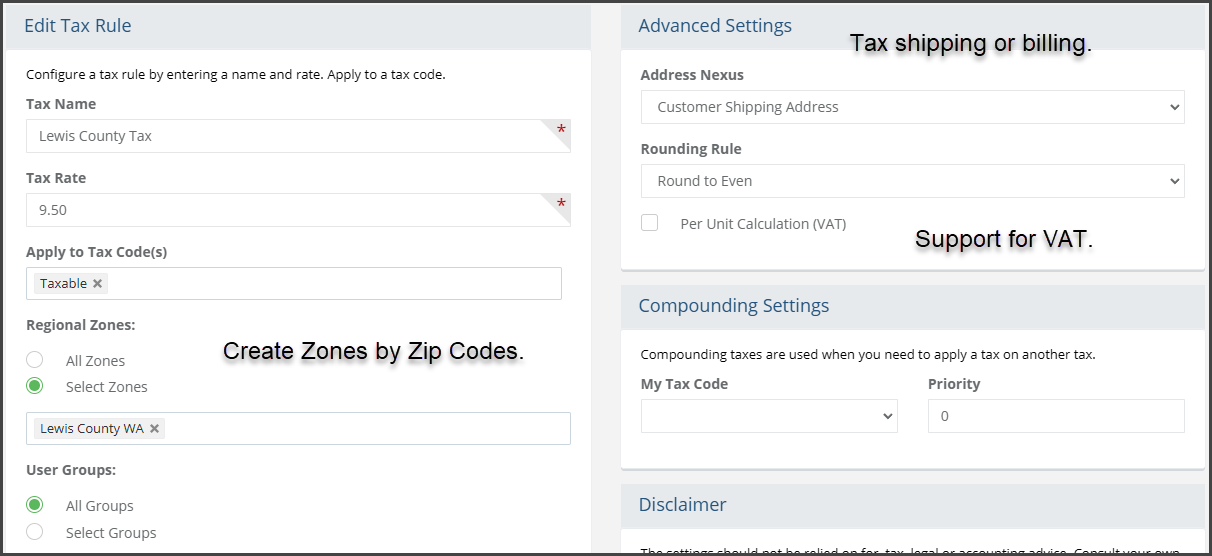 Tax Rules